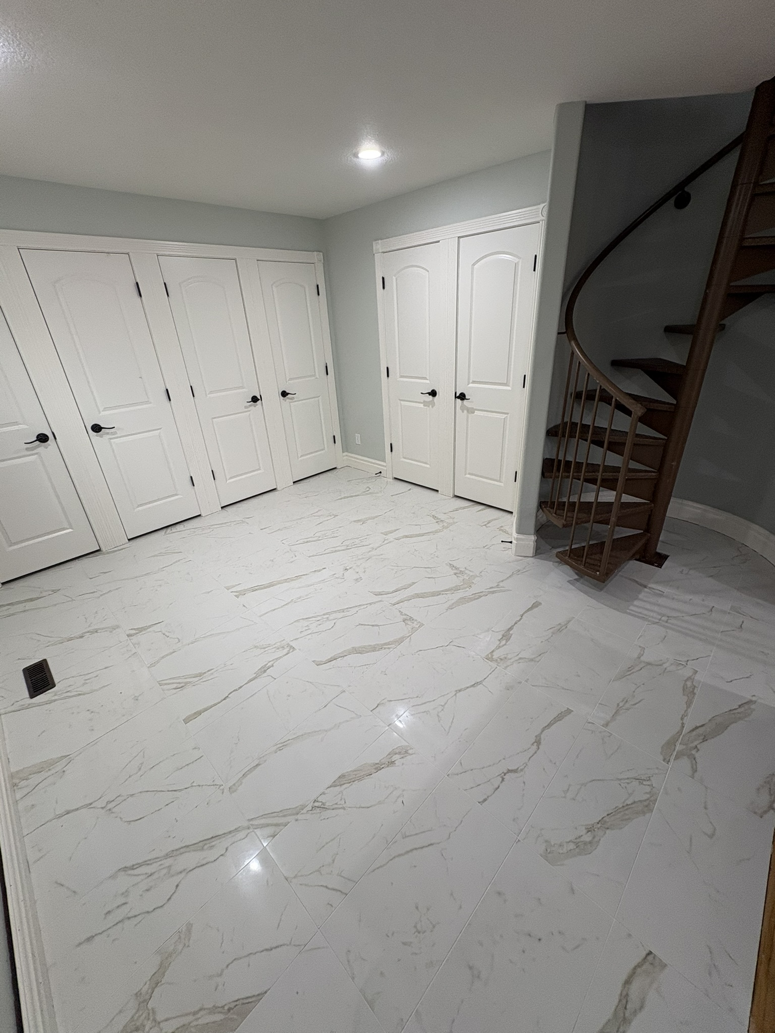 Tile flooring project by Ten Thirty Construction